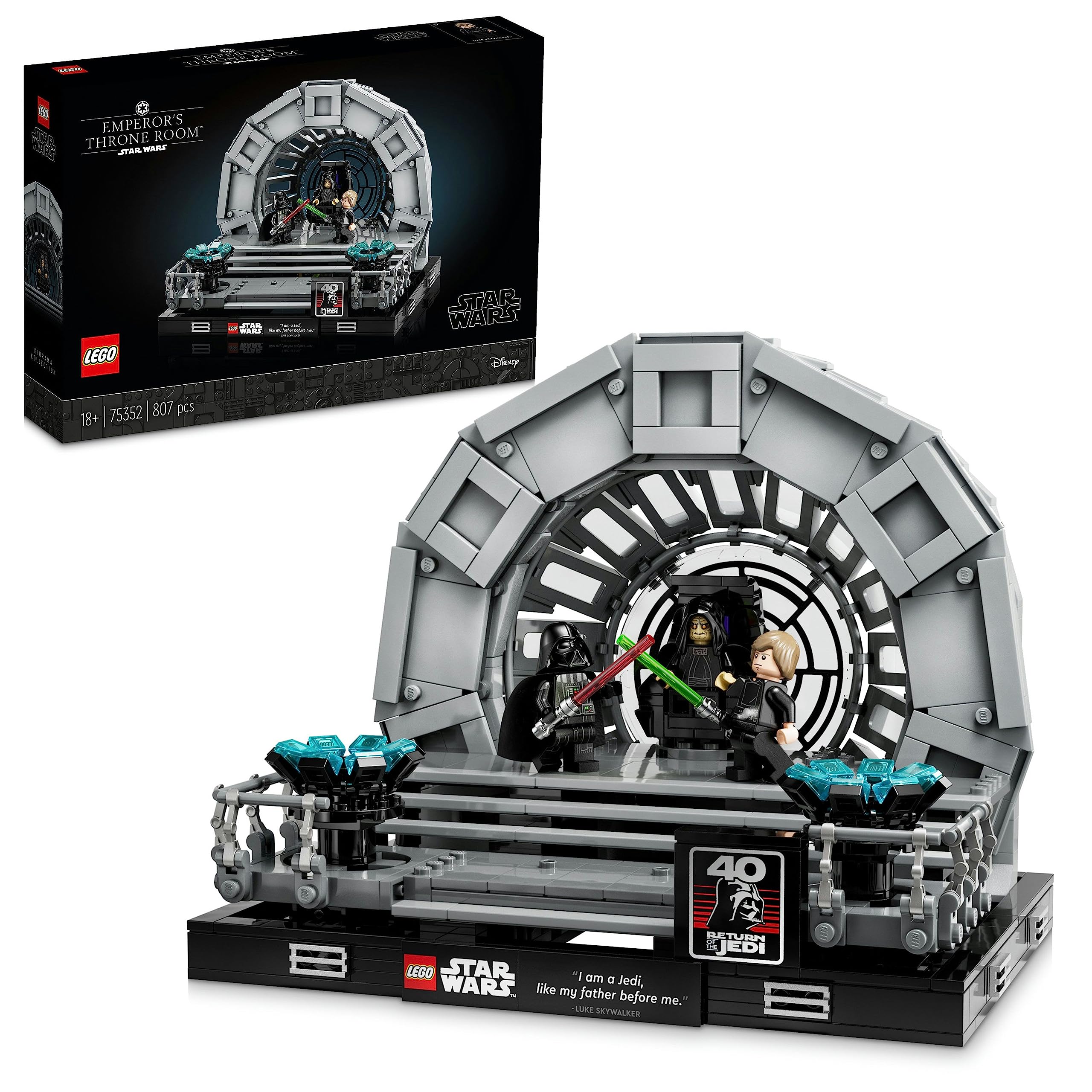 LEGO Star Wars 75352 Emperor's Throne Room Diorama : Amazon.com.tr